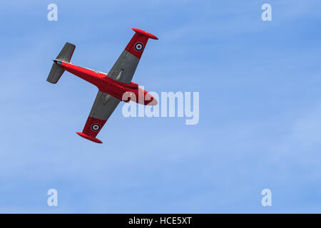 BAC Jet Provost T5, XW324, alte schnellen Jet-Trainer auf der Southport Airshow durchführen Stockfoto