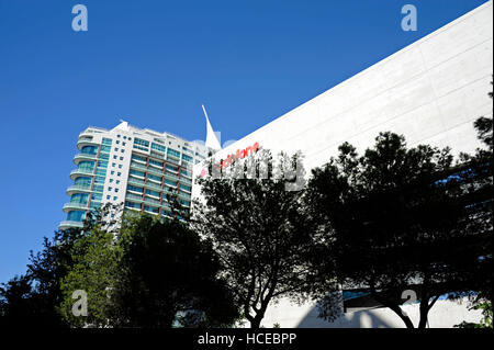 Vodafone-Gebäude, Sao Gabriel Turm, Alameda Dos Oceanos, Parque Das Nacoes, Nation Park, Lisboa, Lissabon, Portugal Stockfoto