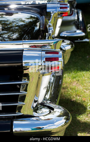 1958 Oldsmobile Dynamic 88 Auto Rücklicht und Chrom Kotflügel. Classic American Auto Stockfoto