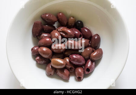 Griechische Kalamata-Oliven Stockfoto