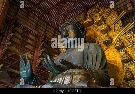 Detail aus der Todaiji-Tempel in Nara, Japan Stockfoto