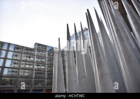 Westminster, London, UK. 9. Dezember 2016. Krieg Gedächtnishalle Westminster City zum Gedenken an die Mitarbeiter des Westminster gestorben Stockfoto