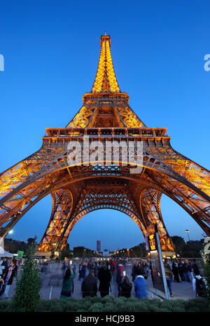 Eiffelturm, Paris, Frankreich Stockfoto