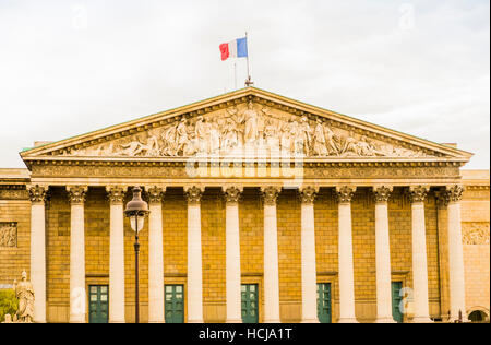 Assemblée Nationale, Nationalversammlung, Außenansicht Stockfoto