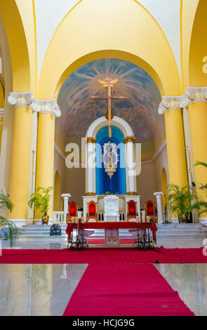 GRANADA, NICARAGUA - März 20: Das Innere der Kathedrale von Granada in Granada Nicaragua am 20. März 2016.  Die ursprüngliche Kirche, gebaut im Jahre 1583 eine Stockfoto