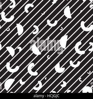 Nahtlose Muster geometrischer Formen Stock Vektor