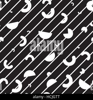 Nahtlose Muster geometrischer Formen Stock Vektor