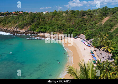 Playa Carrizalillo, Puerto Escondido, Mexiko Stockfoto