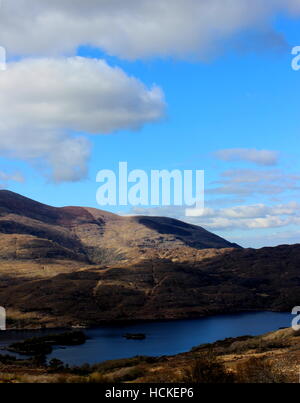 Atemberaubenden Blick auf den oberen Muckross Lake auf der Ring of Kerry in Irland Stockfoto