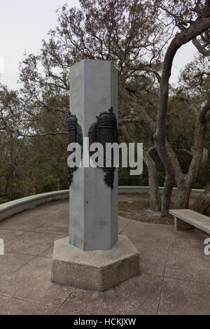 Ribault Monument am Fort Caroline National Memorial Stockfoto