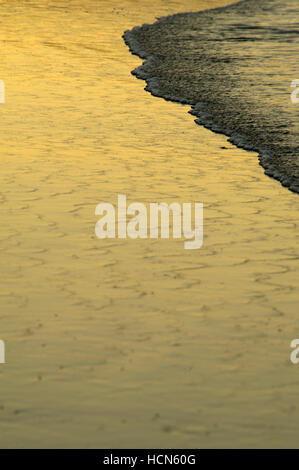 Schwarzen Sand Strand von Papagayo Bay Stockfoto