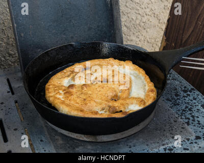 Braten Sie braten Brot. Stockfoto