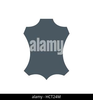 Echtes Leder vektor Emblem Stock Vektor