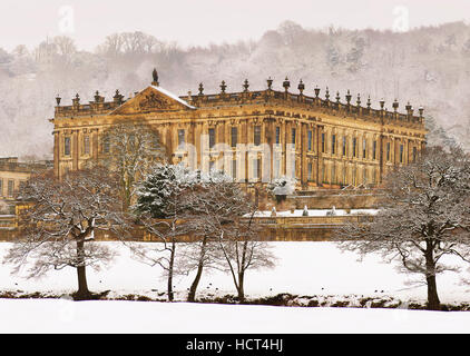 Chatsworth House in Derbyshire, England Stockfoto