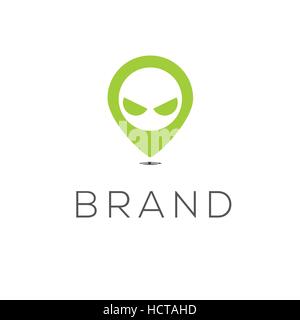 Alien Vektor icon Stock Vektor