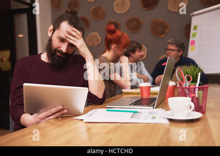 Harter Arbeit gibt bessere Ergebnisse Stockfoto