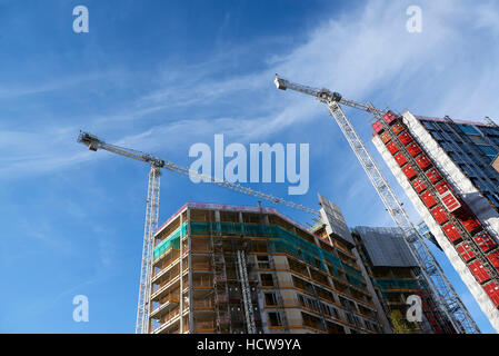 Wohn-Wohnung Bau an der Royal Arsenal in Woolwich, South East London, UK Stockfoto