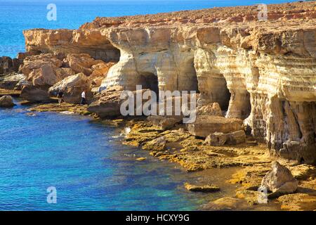 Östlichen Mittelmeer Cape Grekko, Zypern, Stockfoto