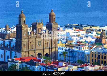 Santa Ana Kathedrale, Altstadt Vegueta, Las Palmas de Gran Canaria, Gran Canaria, Kanarische Inseln, Spanien Stockfoto