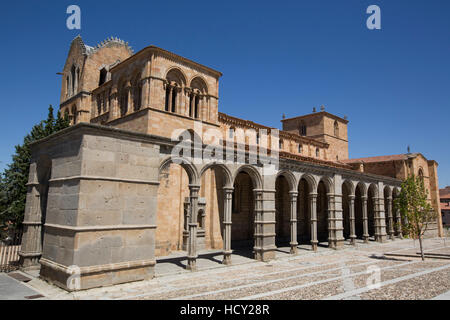 Basilica de San Vicente, Avila, UNESCO, Kastilien und Leon, Spanien Stockfoto