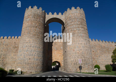 Puerta de Mariscal, Avila, UNESCO, Kastilien und Leon, Spanien Stockfoto