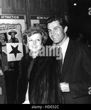 ANGELA LANSBURY, mit Ehemann Peter Shaw c. 1949 Stockfotografie - Alamy