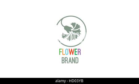 Nelke Blumen Hand gezeichnet Gestaltungselement im Vintage-Stil für Logo, Aufkleber, Abzeichen und anderen Design. Flower Shop Retro-vect Stock Vektor