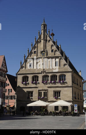 Altes Rathaus, Weißenburg in Bayern, Landkreis Weißenburg-Gunzenhausen, middle Franconia, Bayern, Deutschland Stockfoto