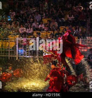 Chingay Festival 2012 in Singapur Stockfoto