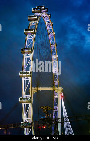 Singapur Flyer Riesenrad in Singapur Stockfoto