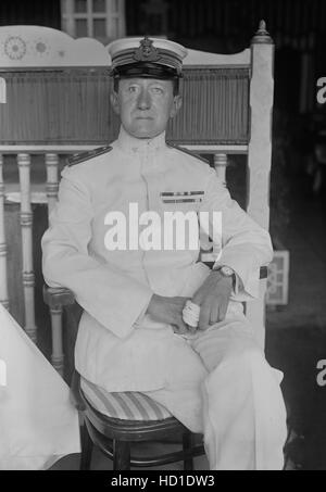 Guglielmo Marconi (1874-1937), italienischer Erfinder, Portrait als Mitglied der italienischen Krieg Kommission in USA, Bain Nachrichtendienst, 1917 Stockfoto