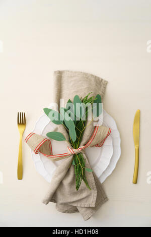 Weihnachten-Gedeck Stockfoto