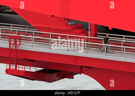 Ohashi Brücke, Stadt Kobe, Insel Honshu, Japan, Asien Stockfoto