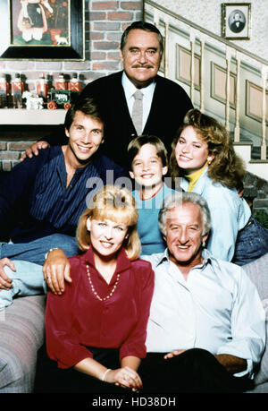 MR. BELVEDERE, Bob Uecker, Tracy Wells, Christopher Hewett, Ilene Graff,  Rob Stone, Brice Beckham, 1985-90, TM and Copyright © Stock Photo - Alamy