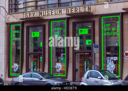 Spy Museum, Leipziger Platz, Berlin, Deutschland Stockfoto