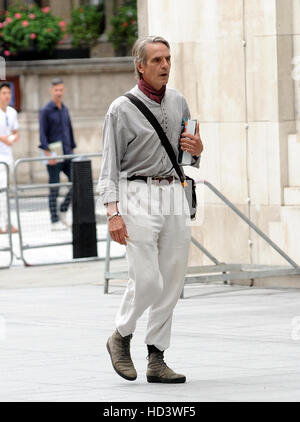 Jeremy Irons in der BBC-Featuring gesichtet: Jeremy Irons wo: London, Vereinigtes Königreich bei: 02 September 2016 Stockfoto