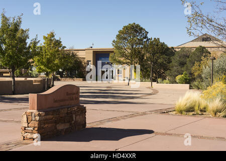 New Mexico, Santa Fe, Hill Museum, Museum der internationalen Volkskunst Stockfoto