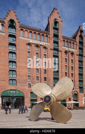 Internationale Maritime Museum, Kaispeicher B, HafenCity, Hamburg, Deutschland Stockfoto