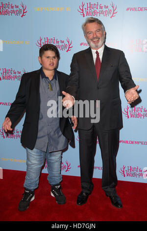 Die Special Screening von "Jagd auf die Wilderpeople" im Picturehouse Central - Ankünfte mit statt: Julian Dennison, Sam Neil Where: London, Vereinigtes Königreich wenn: 13 September 2016 Stockfoto