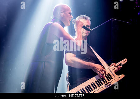 The Human League beim Bestival Featuring: The Human League, Philip Oakey Where: Newport Isle Of Wight, Großbritannien: 11 September 2016 Stockfoto