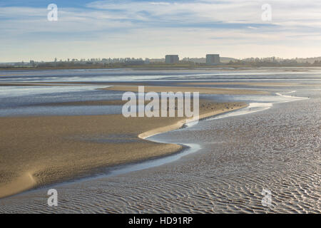 Berkeley-Kraftwerk und den Fluss Severn. Stockfoto