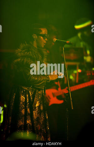 Miami Beach, FL, USA. 9. Dezember 2016. Lauryn Hill führt auf der Bühne im Fillmore Miami Beach am 9. Dezember 2016 in Miami Beach, Florida. © Mpi10/Medien Punch/Alamy Live-Nachrichten Stockfoto