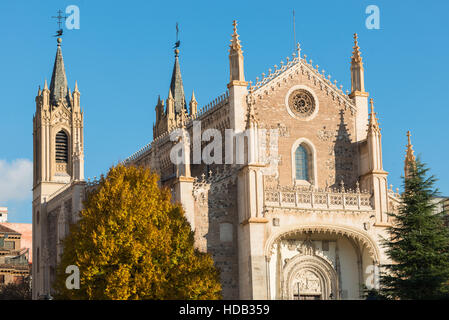 San Jerónimo el Real, eine römisch-katholische Kirche in Madrid. Spanien. Stockfoto