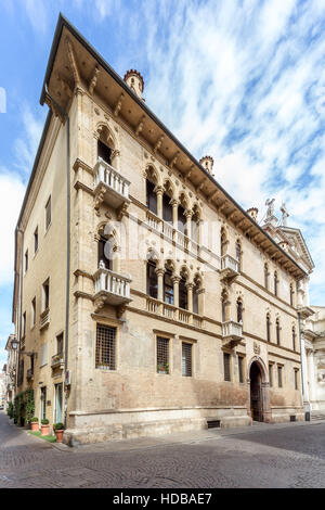 Palazzo Caldogno-Dal Toso-Franeschini-da Schio von Corso Palladio. Stockfoto