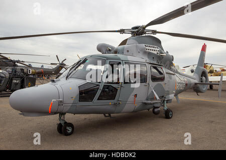 Oyal marokkanische Marine Eurocopter AS-365 dauphin Rettungshubschrauber Stockfoto