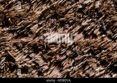 Alten gesäumt Holz, Makroaufnahme, Textur oder Hintergrund Stockfoto