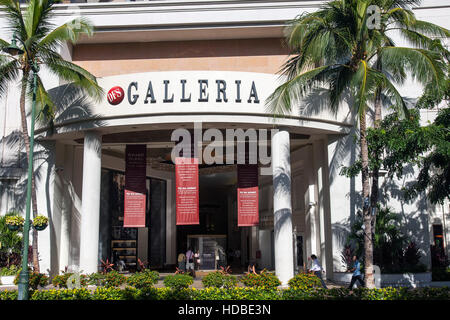 Galleria Geschäfte Waikiki Honolulu Hawaii USA Stockfoto