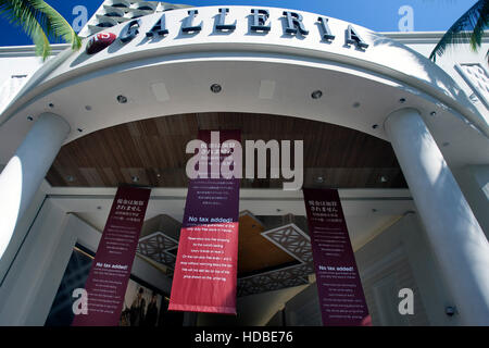 Galleria Geschäfte Waikiki Honolulu Hawaii USA Stockfoto