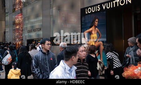 Louis Vuitton Shop Hong Kong Stockfoto