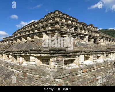 Archäologische Stätte von El Tajin, Veracruz, Mexiko Stockfoto